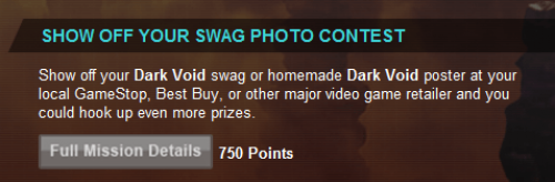 Dark Void SHOW OFF YOUR SWAG PHOTO CONTEST