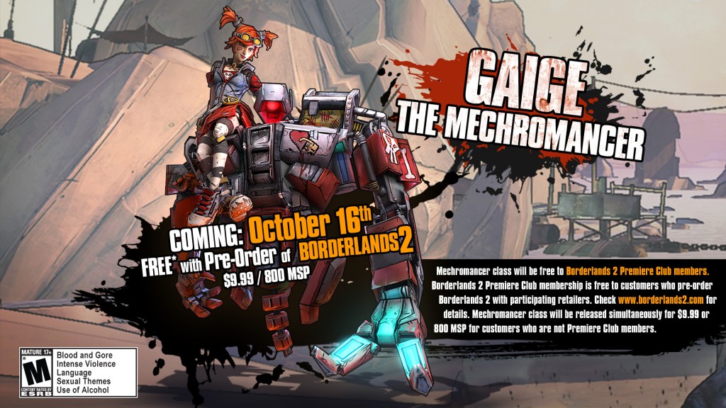 mechromancer borderlands 2 download ps3
