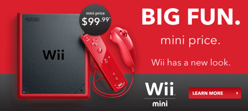 Wii mini confirmed for $99