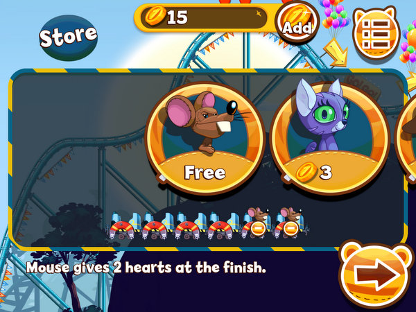 Nutty Fluffies Rollercoaster, Software