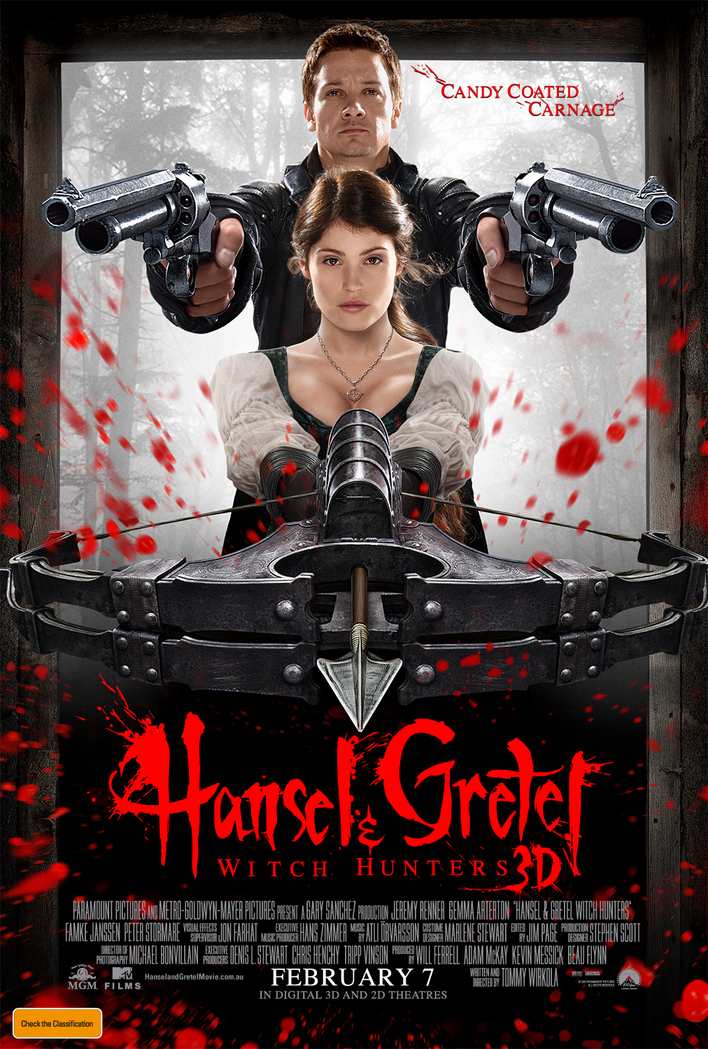 Hansel And Gretel Witch Hunters Poster Revealed Capsule Computers