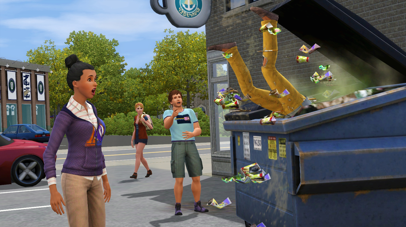 скачать sims 3 university life