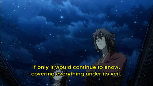 They seem to enjoy the snow in this OVA. Maybe a little too much...