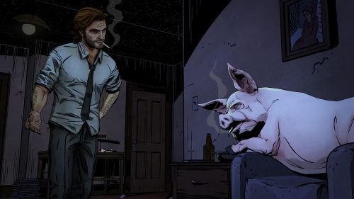 The Wolf Among Us’ first screenshots feature a smoking pig