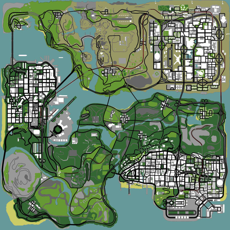 Grand Theft Auto V Fans Piece Together Los Santos Map [Updated] - MP1st
