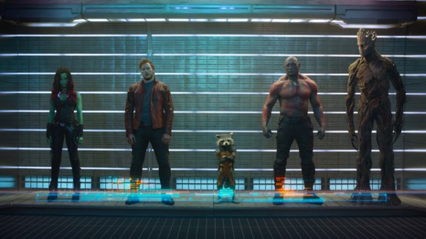 - Gamora, Star-Lord, Rocket Racoon, Drax, Groot -