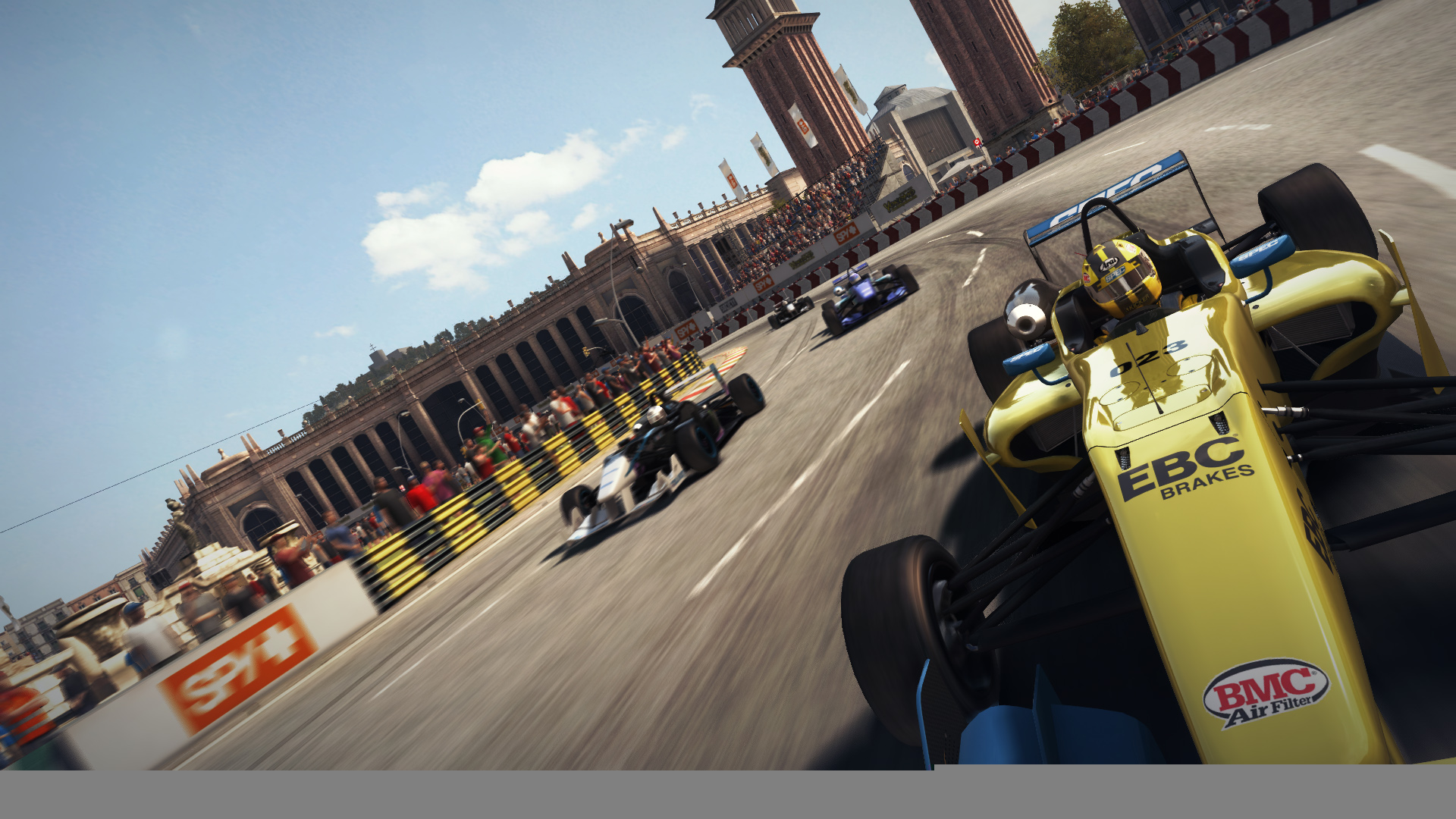 GRID: Autosport Open Wheel racing detailed with a trailer