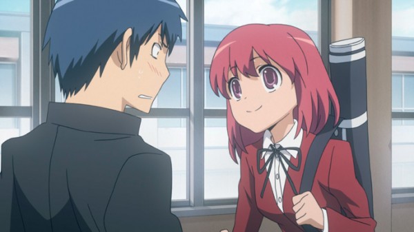 The tsundere character Taiga Aisaka of Toradora! (J. C. Staff 2008