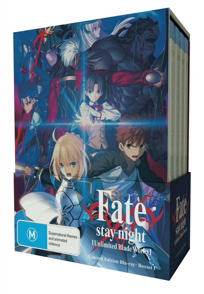 Hanabee Reveals Fate Stay Night Unlimited Blade Works Limited Edition Blu Ray Box Set 1 Capsule Computers