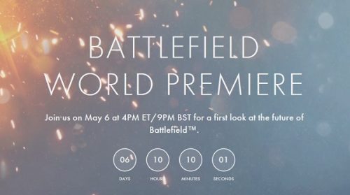 “The Future of Battlefield” to be Revealed by EA and DICE on May 6th