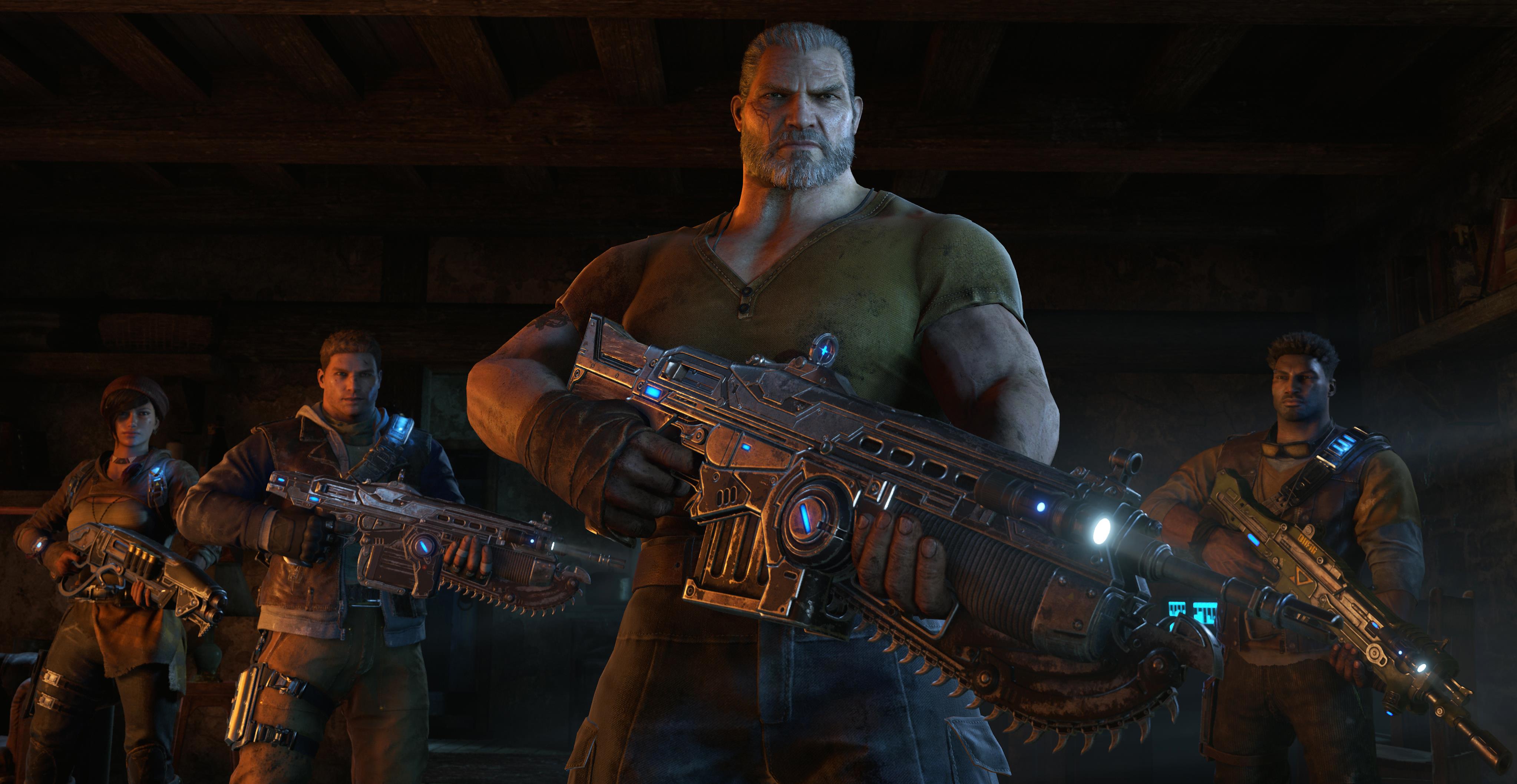 What characters are in gears 4?