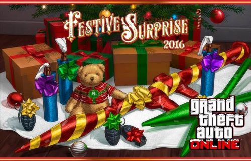 GTA Online Celebrating the Holidays with Festive Surprise 2016