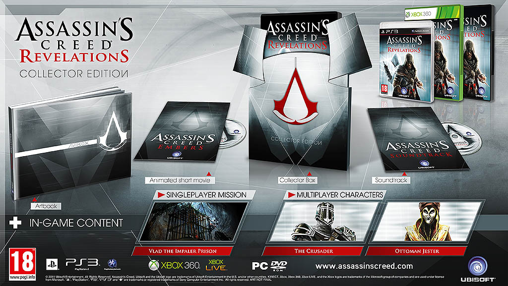 Assassins Creed Revelations Collector Edition Unboxing Capsule