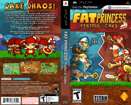Fat Princess: Fistful of Cake available now on PSP