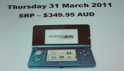 Nintendo 3DS Sydney Launch Event