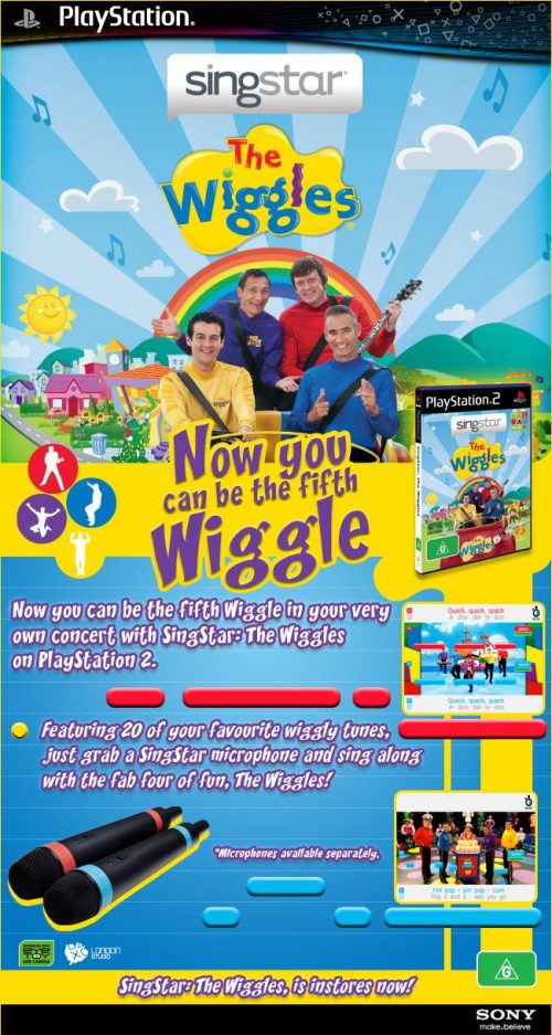 Ever want to be the 5th Wiggle ??