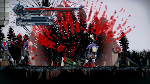 First Bloodrayne: Betrayal screenshot is full of blood but no rayne