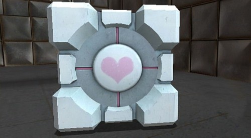 Companion Cube Portal. portal 2 wallpaper companion cube. Companion Cube Portal.