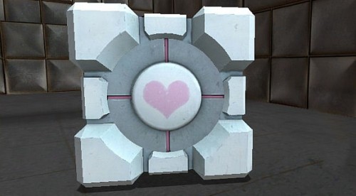 portal 2 wallpaper companion cube. Companion Cube Portal.