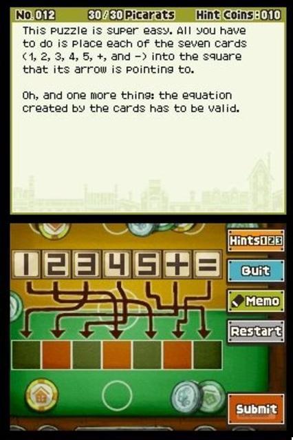 Professor Layton And The Lost Future Car Mini Game Professor Layton And The Lost Future Car Mini Game