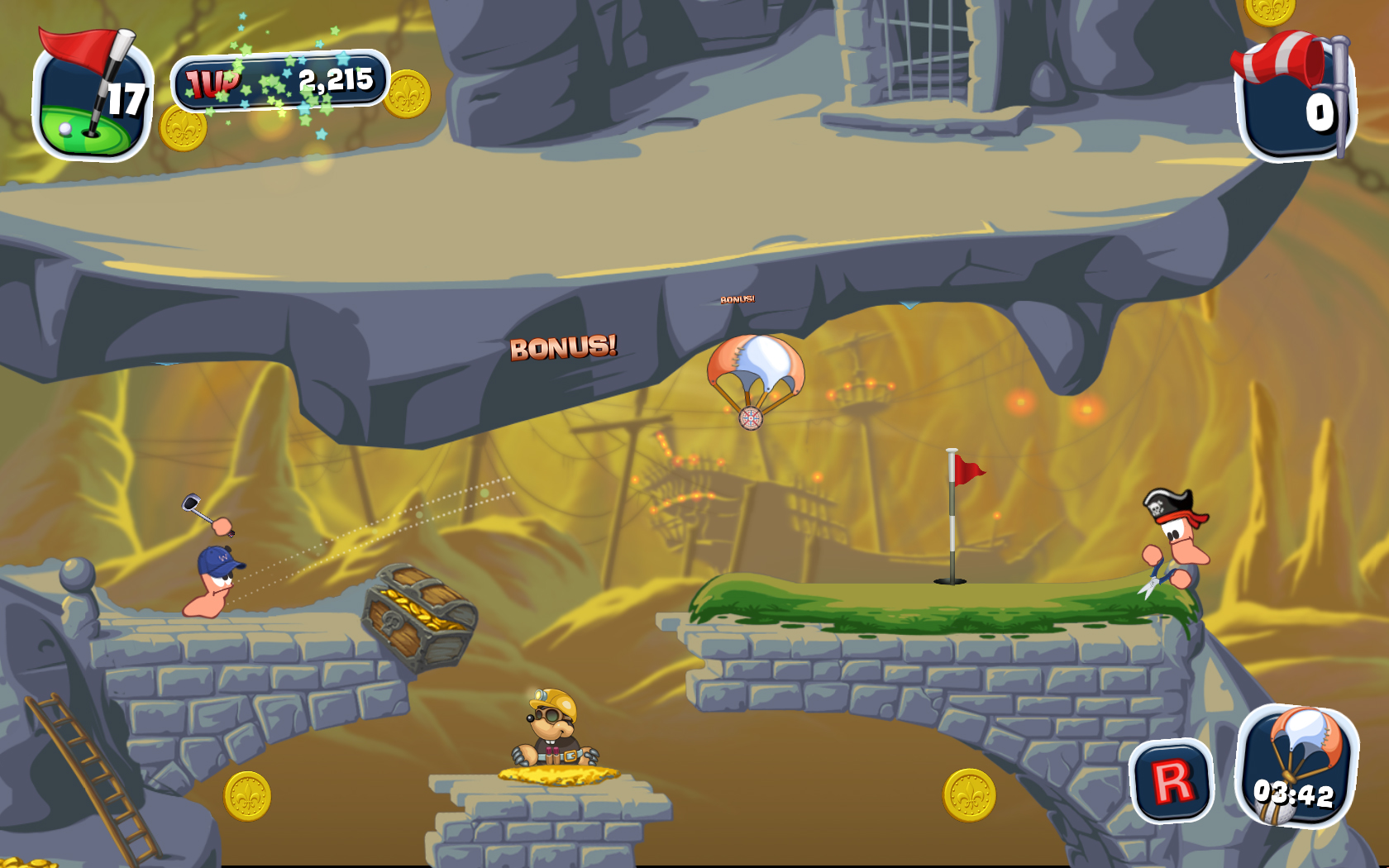 worms crazy golf psn worms crazy golf psn