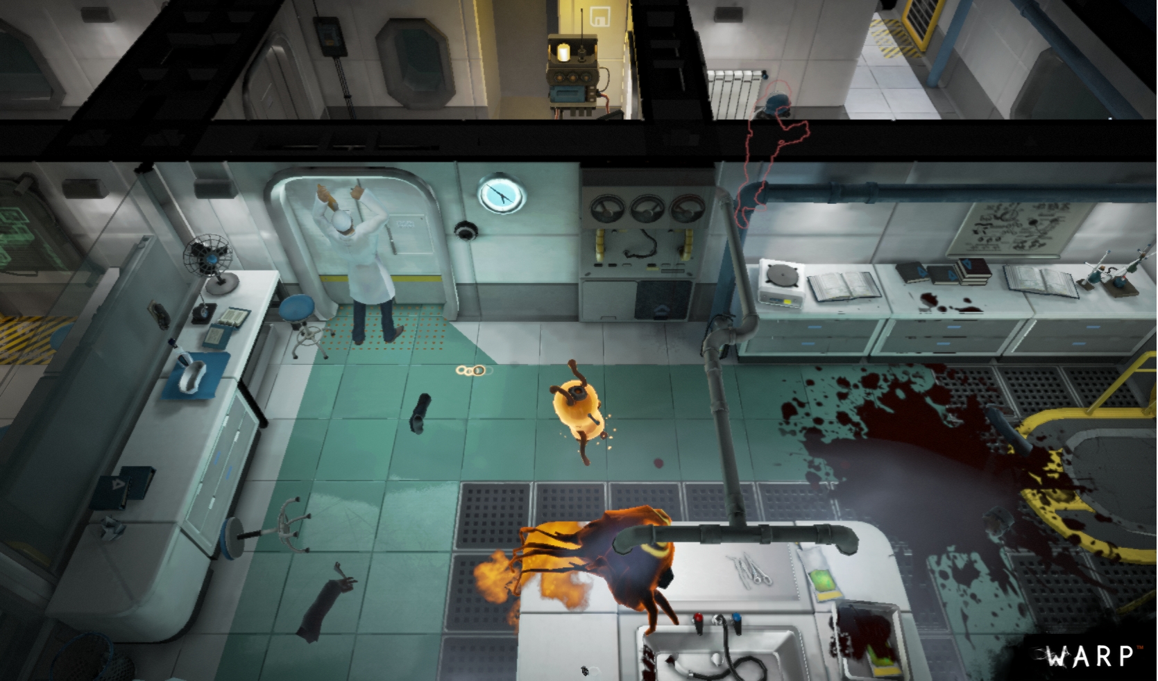 Warp company. Warp игра. Warp Xbox 360. Лаборатория в играх. Игры про лаборатории на ПК.