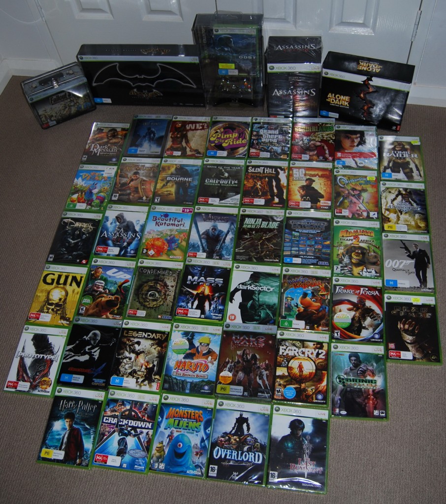 Unpayed Xbox 360 Games