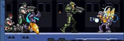 Mega Man Rocks, Halo Zero and Metroid Prime 2D Retro Style PC GAMES For FREE Download