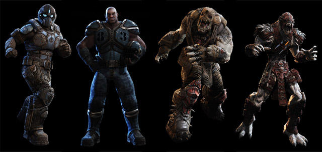 Gears of war 3 Characters 