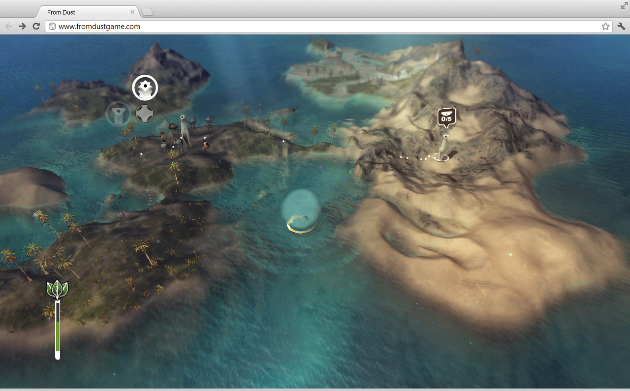 From Dust to be released for the Google Chrome browser in April 2012