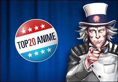 Madman wants you to determine the Top 20 Anime titles of all time