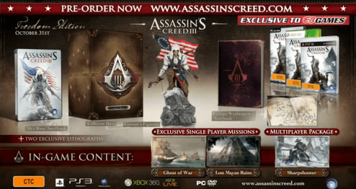 Assassin’s Creed 3 Freedom Edition Detailed