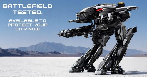 RoboCop OmniCorp Viral Campaign Reveals ED-209
