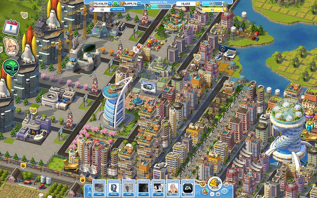 SimCity Social Open for Business on Facebook