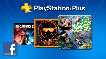 “Like” PlayStation on Facebook for a free month of PS Plus