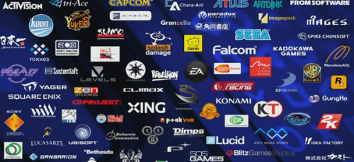 PlayStation 4 third-party support demonstrated via logo barrage