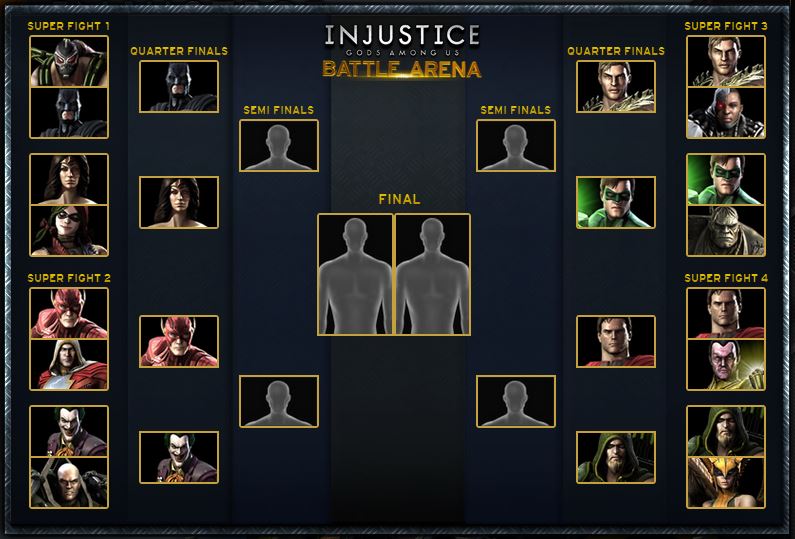 The Quarter-Finals of Injustice: Gods Among Us’ Battle Arena are Set