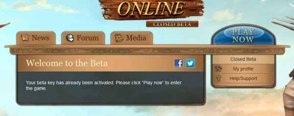 Click on “PLAY NOW” again to enter the game.