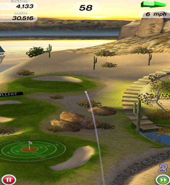 Flick Golf Free on iOS and Android