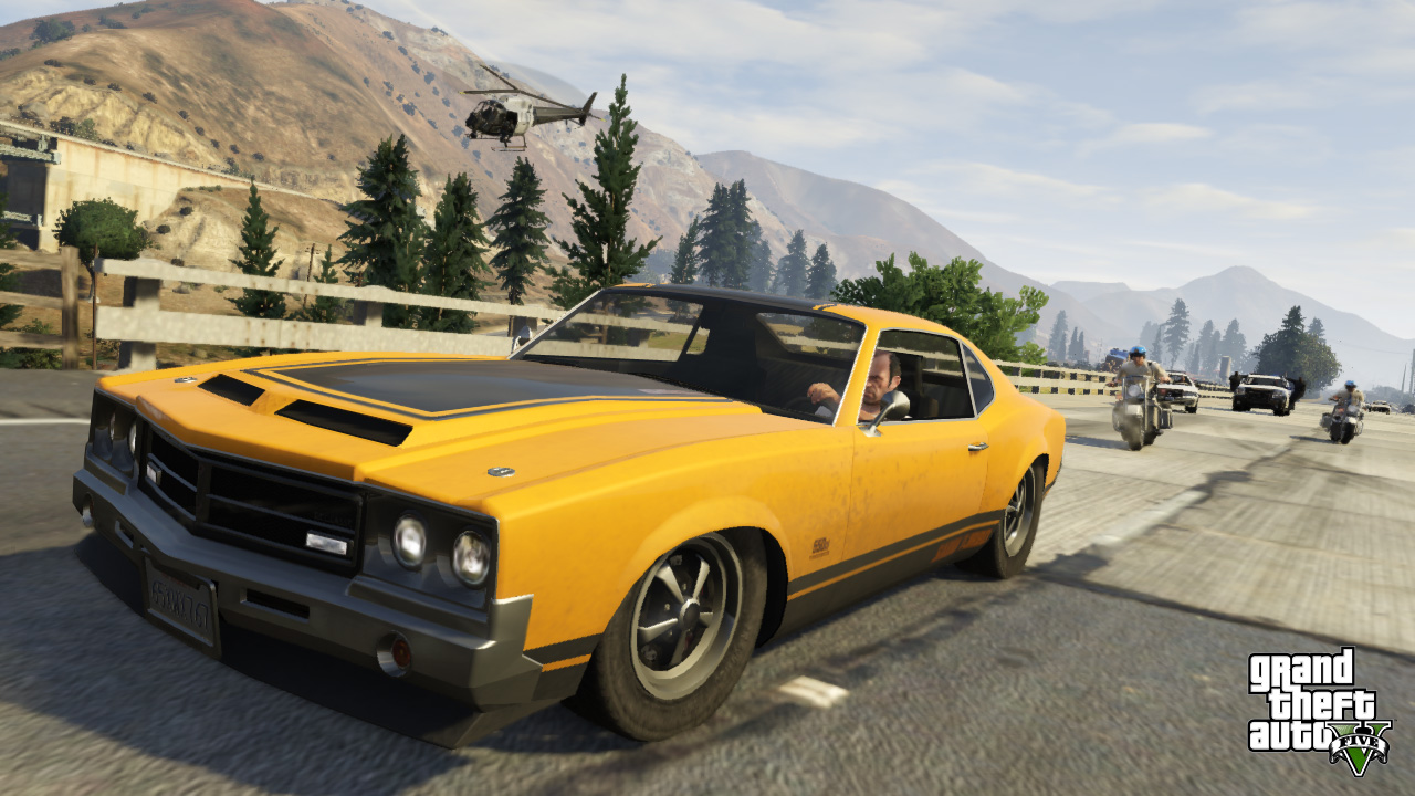 Four New Grand Theft Auto V Screens, Motorcycle Cops Confirmed