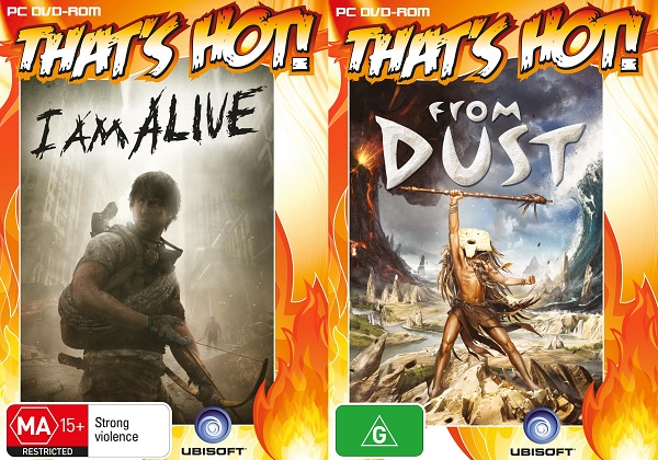 I Am Alive and From Dust released as physical PC titles Australia 