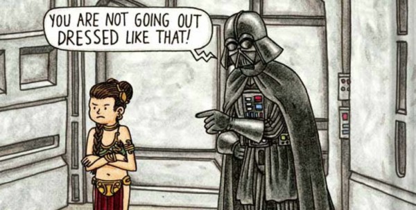 Darth Vader was an over-bearing Father in other ways...