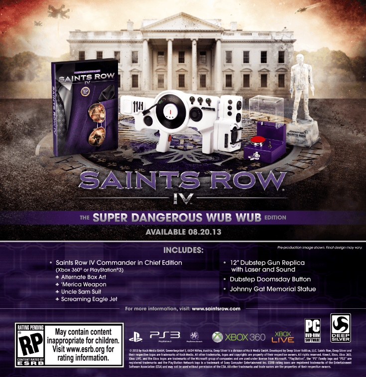 Saints Row IV Collector’s Edition Features Real Life Dubstep Gun