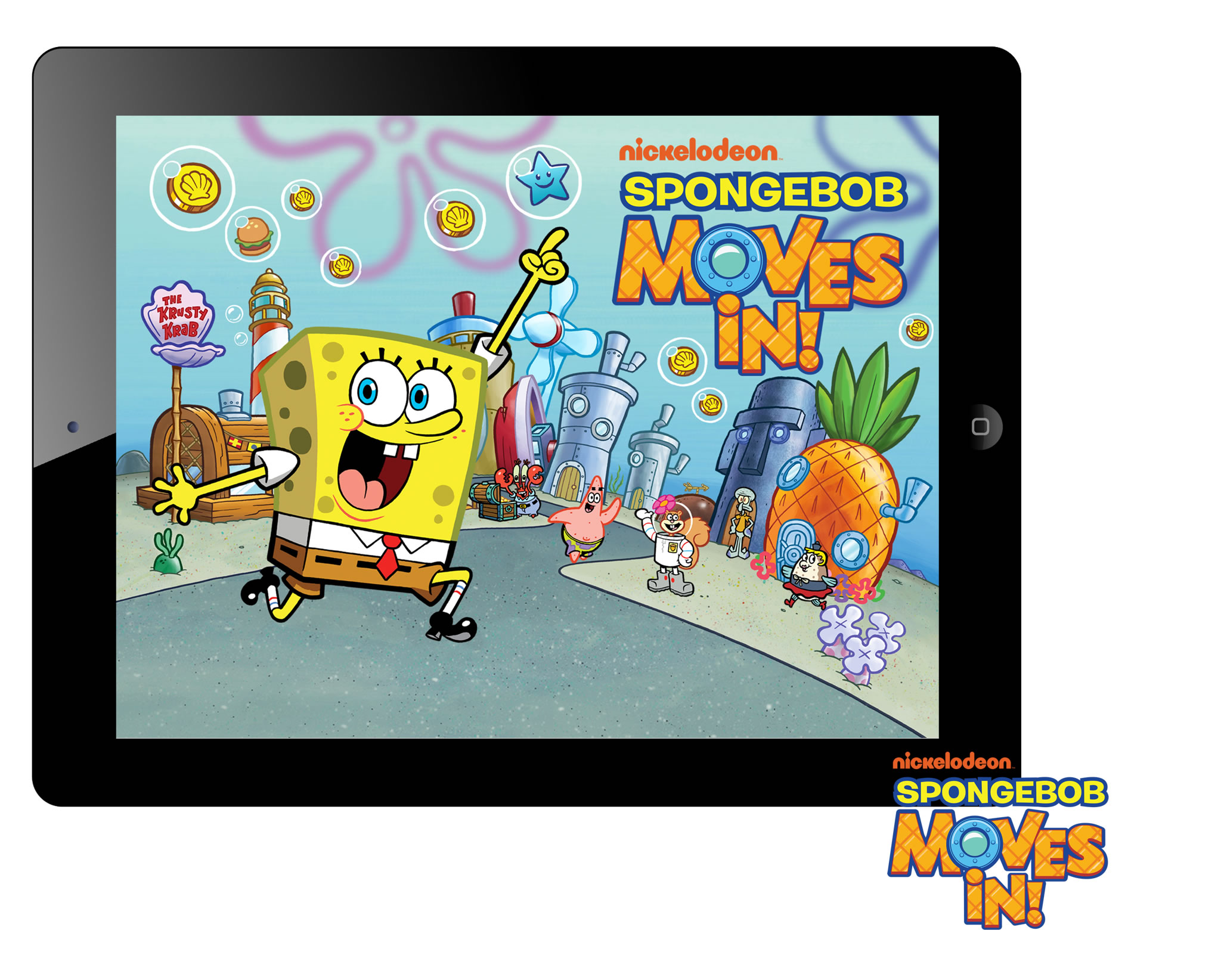 Worldwide Release of The New iOS Game Spongebob Moves In