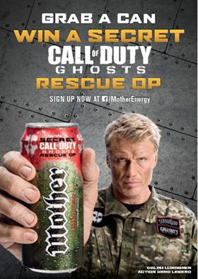 Call of Duty Ghosts and MOTHER launch promotion