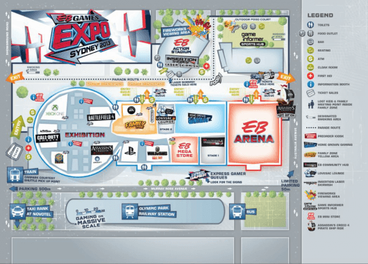 The Showgrounds Map