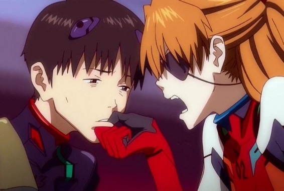 "Say something, stupid Shinji!"