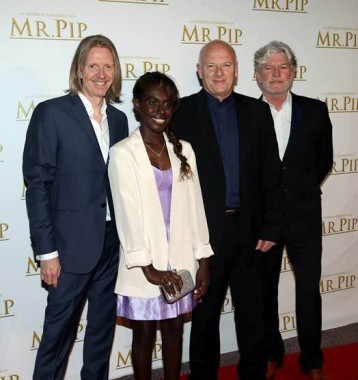 Director, Producer and screenwriter Andrew Adamson, Lead actress Xzannjah. Author of Mister Pip Lloyd Jones and Tim Finn, Original Music and Songs.