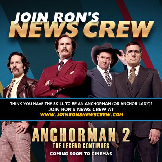 Ron Crew Join Ron Burgundy's News Crew - Capsule Computers