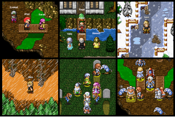 *Screenshots used from original title Shining Force Online*